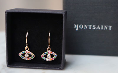 Pendientes Dots Gold - Montsaint